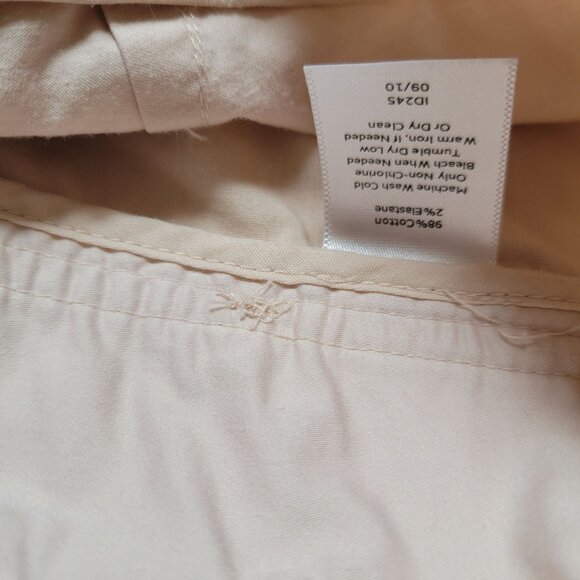 Talbots Womens Size 14 Beige Cargo Pants Signature Cotton Blend - Picture 5 of 8